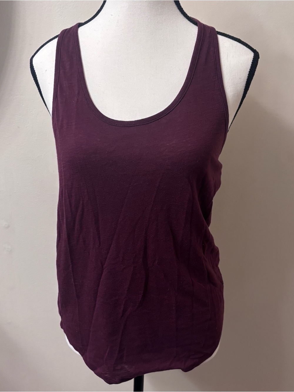PINK Victoria's Secret Scoop Tank Top - Burgundy Plum